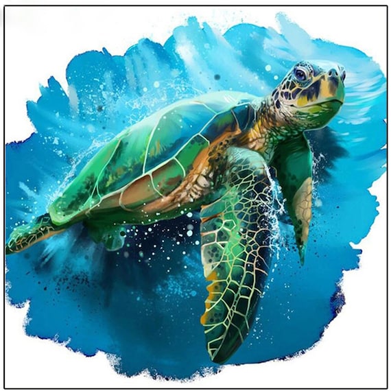 New Hot Sale Paintings Turtle Diy 5d Diamond Painting Cross Stitch