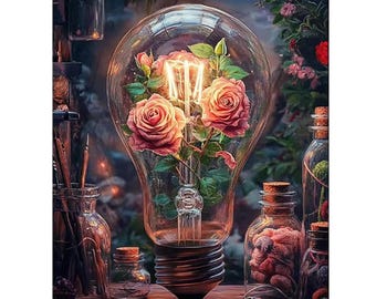 Lamp Diamond Painting Kit, Lamp Decor DIY