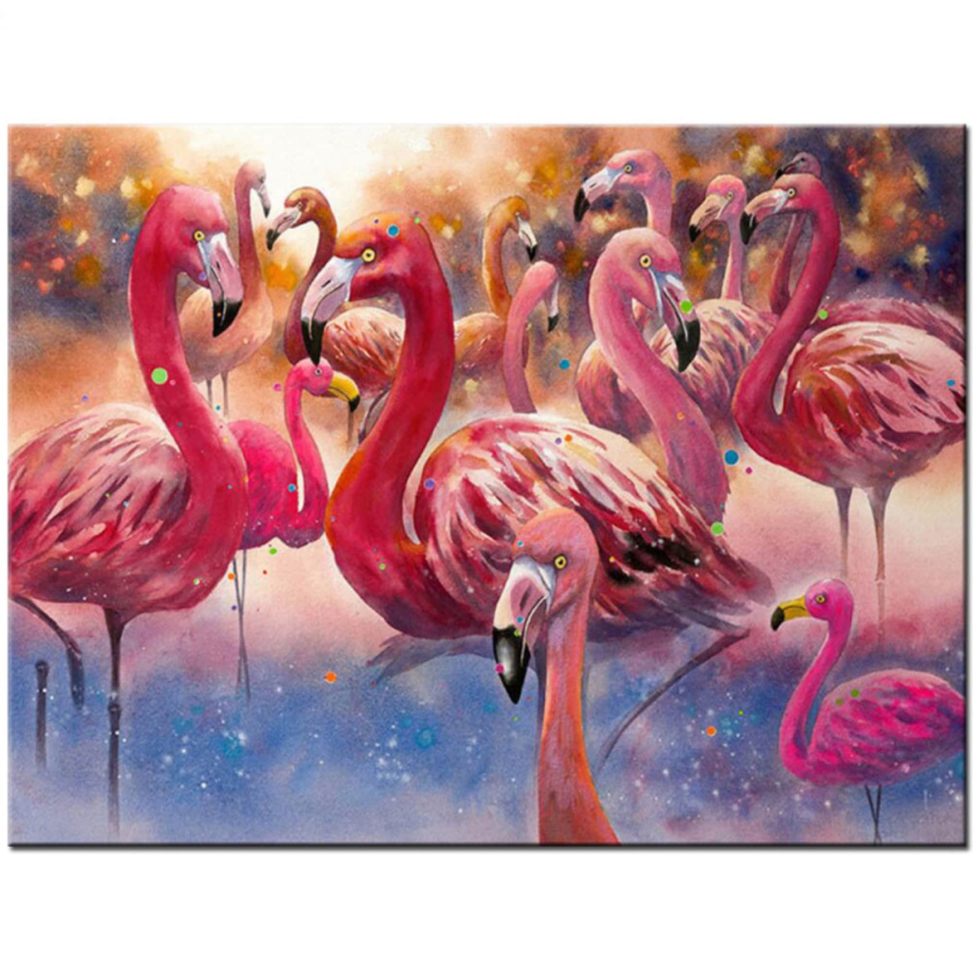 Flamingo Diamond Painting Set by Crafting Spark. CS2572 Diamond Art Kit. Large  Diamond Painting Kit 