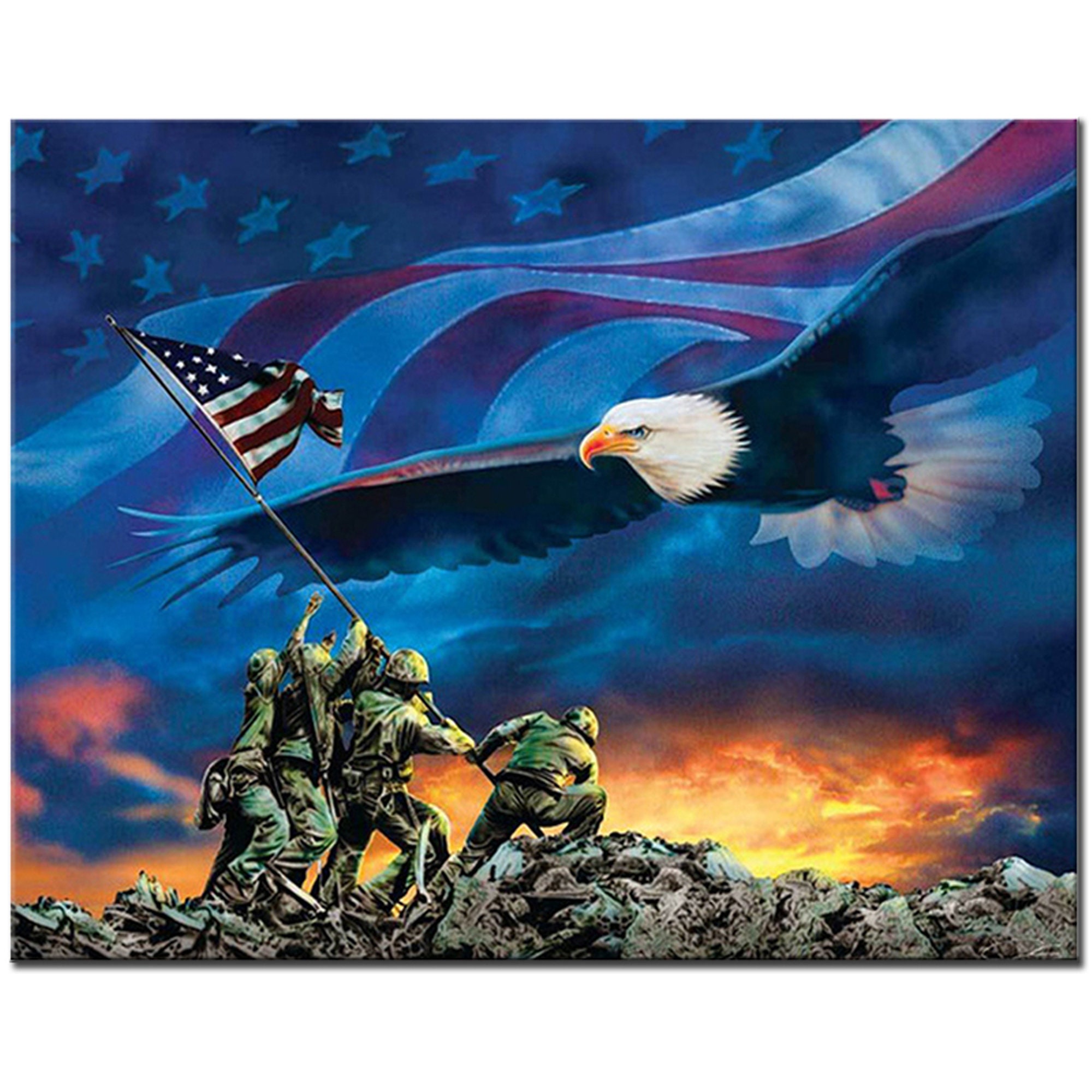 American Patriot Eagle, 5D Diamond Painting Kits
