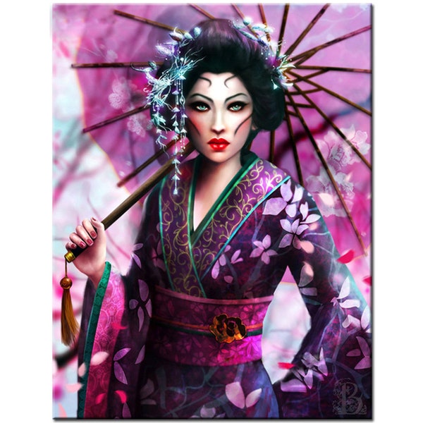 Diamond Art Japanese Geisha - Etsy