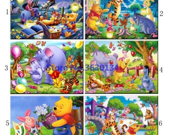 5D Diamond Painting Cross Stitch Winnie the Pooh Full Diamond Embroidery Europe Home Decoration Square/Round Drill Cartoon Series Paintings