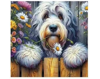 Animal DIY Diamond Painting Cartoon Pet Dog Diamond Mosaic Cartoon Animal Embroidery Princess Art Craft Kit