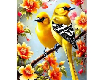 Diamond Painting New Bird Animal Full Round Diamond Mosaic With Accessories Home Bedroom Wall Artwork