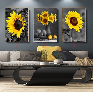  LEARTDYY 5D Diamond Painting Kit for Adults, Sunflower and  Inspirational Quotes, DIY Full Round Diamonds, Home Relax Decoration and  Wall Crafts, Home Decor, to My Daughter from Mom Gift 12x16in