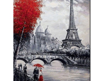 5D bricolage diamant peinture abstraite ville street view Full 'Square' And 'Round' résine Diamant Broderie couple puzzles Mosaïque