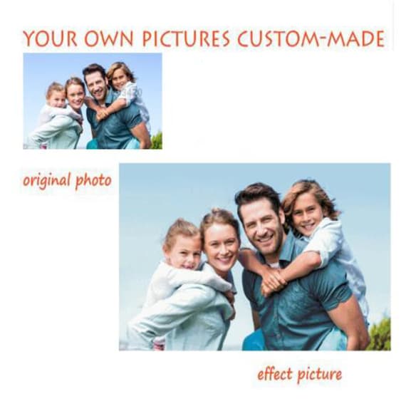 Genérico Diamond Painting Personalizado Foto, 5D DIY Pintura Diamante Personalizado, Cuadros Pintura De Diamantes Personalizados Arte Para Casa Decoración Kit Completo 30x40cm