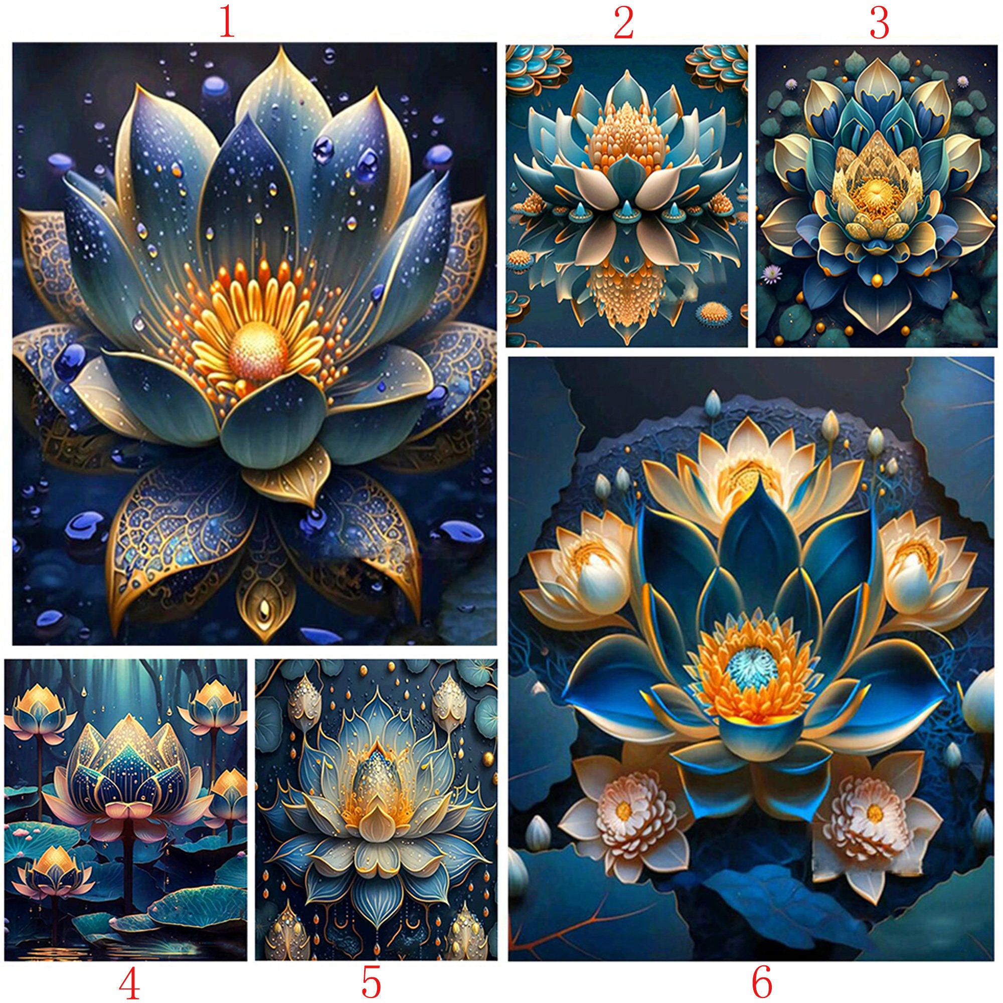 DIY 5D Diamond Painting Fantasy Flower Scenery Embroidery Mosaic