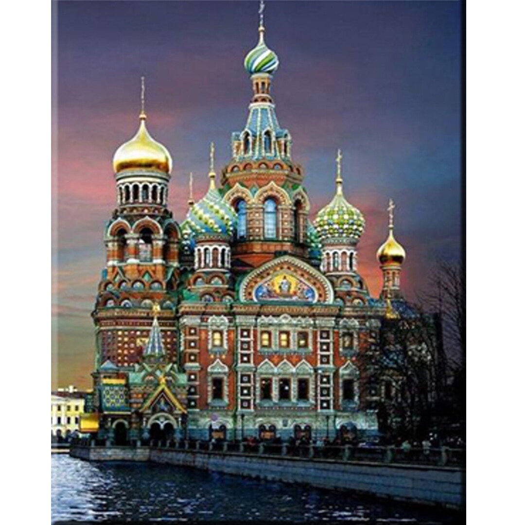 Full Square Round Drill 5D DIY Diamond Painting Religious Castle ...