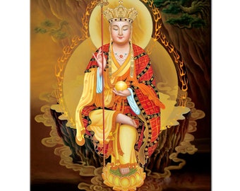 Ksitigarbha Bodhisattva taladro completo diy diamante pintura punto de cruz religión arte Buda mosaico 5D diamante bordado