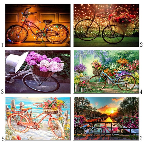 bicycle diamond painting
