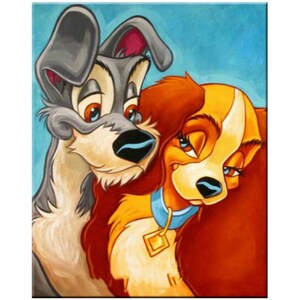 craft,Full Square Round Diamond Embroidery Cartoon Dog 5D Diamond Painting Animal Resin Rhinestone Mosaic picture wall art