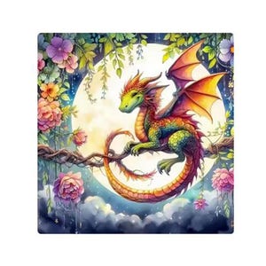 Cartoon Dragon Picture Diamond Embroidery Rhinestones Diamond Painting Animal Mosaic 5D Full Square Round New Arrival Handicraft