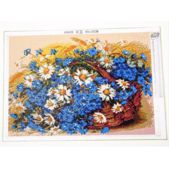 Floral Display Piece, Special Shape Diamond Painting