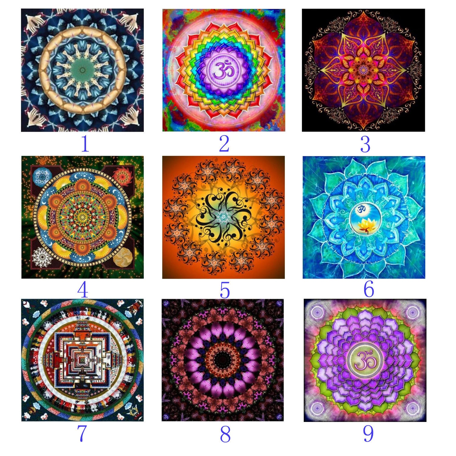 Mandala Diamond Painting Kit, 17 Designs!– Diamond Paintings Store