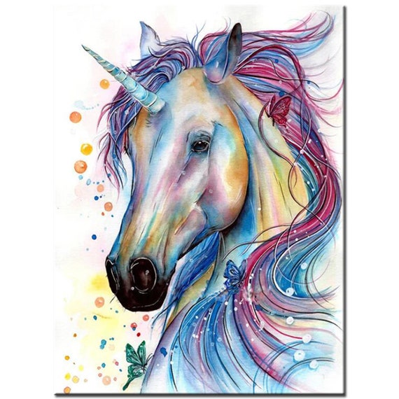 5D DIY Diamond Painting Animal Horse Cross Stitch Kit Full Drill Square  Embroidery Mosaic Art Picture of Rhinestones Decor Gift