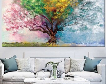 5D Diamante fai da te Pittura Astratto Acquerello Albero Pieno Diamante Mosaico Ricamo Strass Wall Art Farfalla Fiore