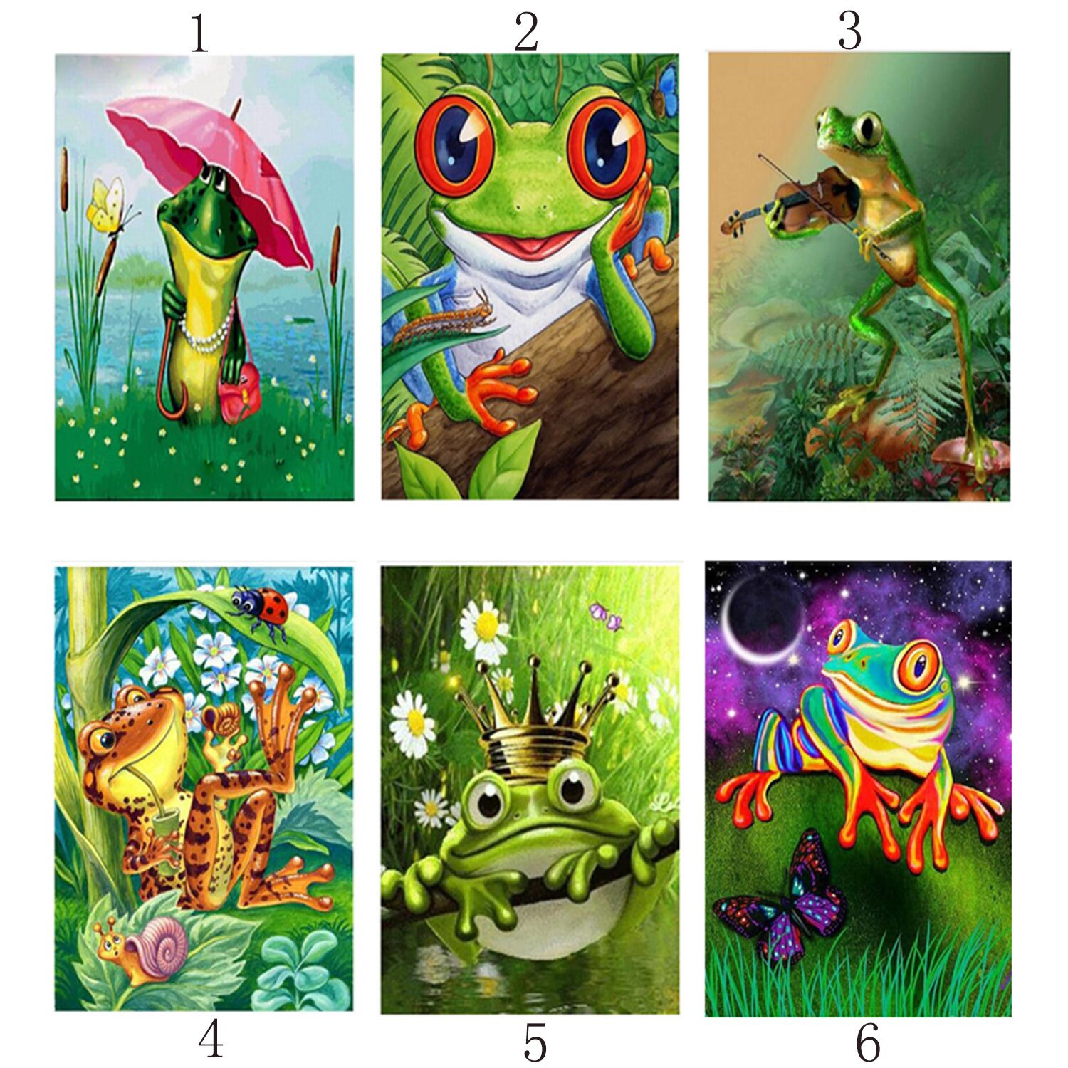 DIY Diamond Painting 5D Rhinestone Embroidery Frogs Cross Stitch Decor Gifts DIY Diamond Painting 5D Rhinestone Embroidery Frogs Cross Stitch Decor Gifts