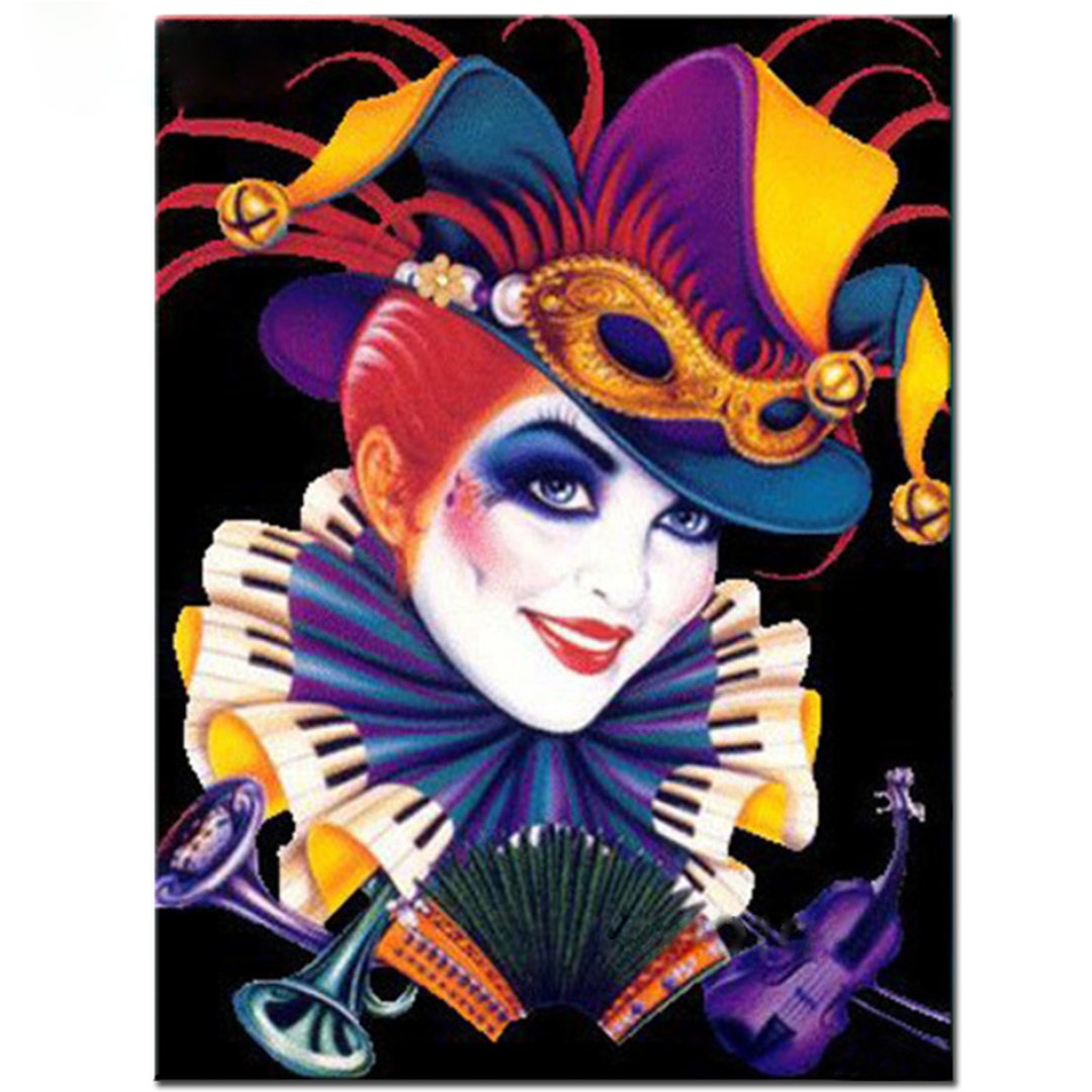 Diy Diamond Painting 5d Beauty Mask Diamond Embroidery Full Display Mosaic Picture of Rhinestone