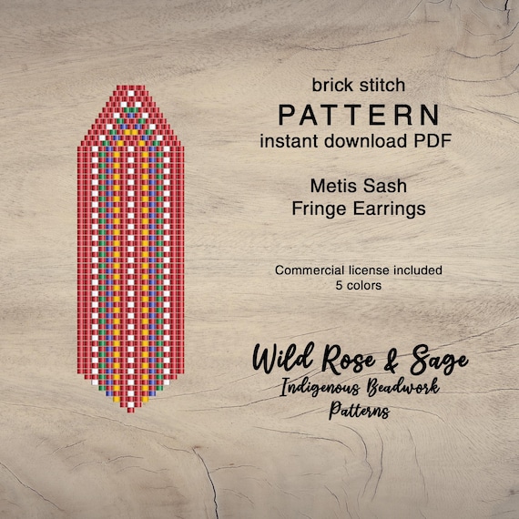 Metis Rope Pattern Metis Sash Pattern
