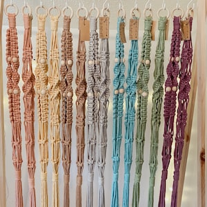 Large Macrame Plant Hanger (Hand-Dyed)