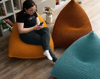 Giant floor pillow, Floor cushion seating, Fireside chair, Chair for bedroom/living room, Gamer chair, Chair throw, Chair pillow