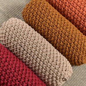 Cojín de suelo beige/óxido, bonitas almohadas, cojín de sofá largo/corto, almohada de yoga, 37 colores, relleno y listo para usar, almohadas de tamaño S y XXL