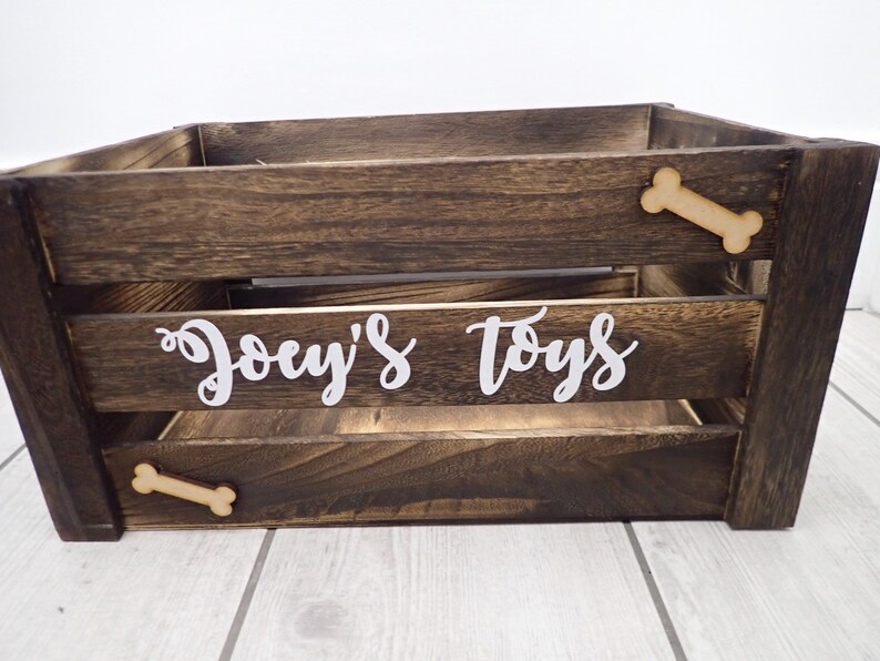personalised toy storage box