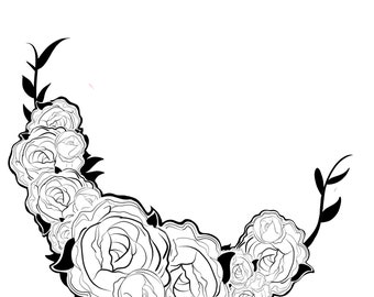 Rose corner | Etsy