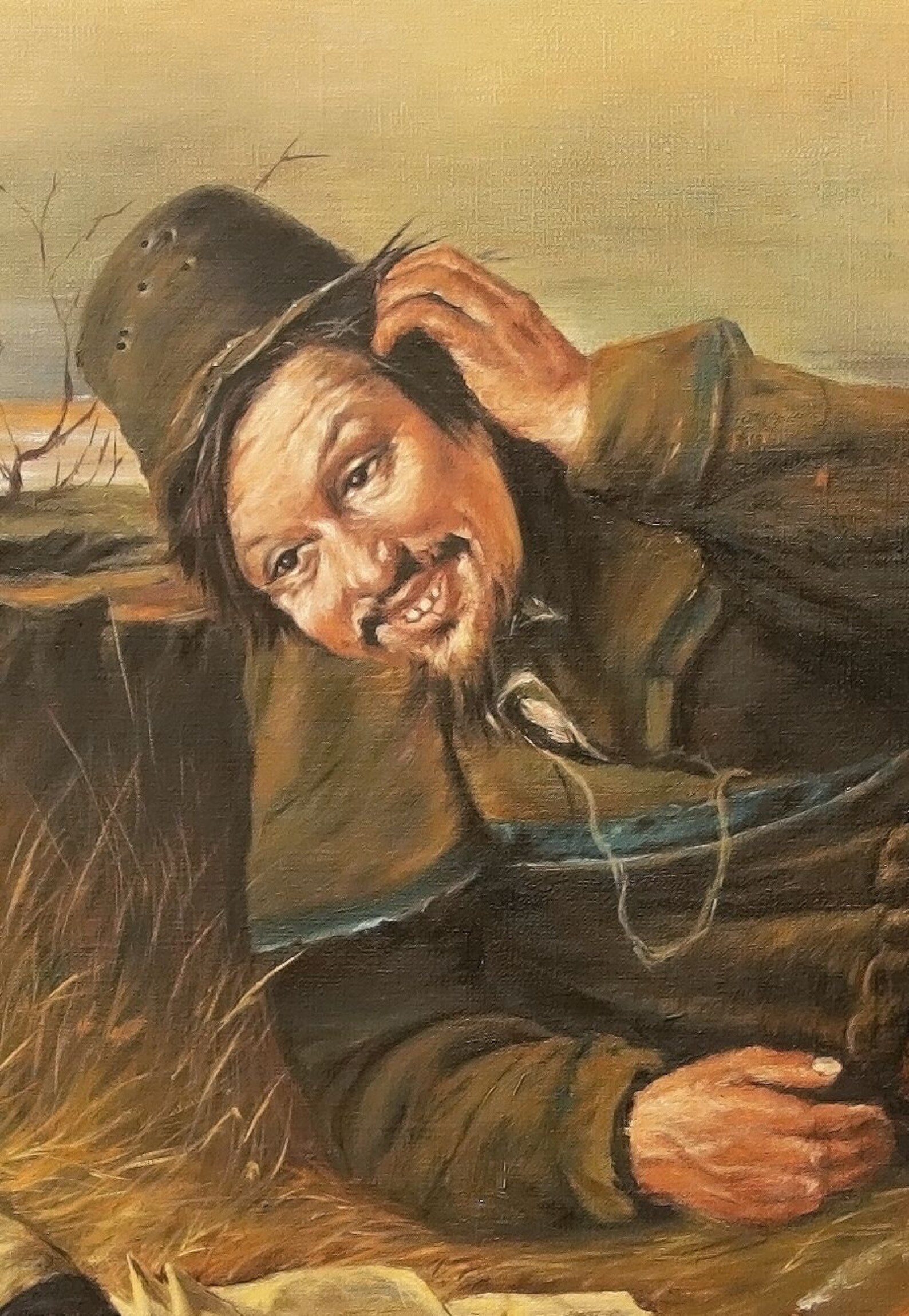 Oil on Canvas Based on Vasily Perov 1877. Hunters on a Halt 47х73 2019 ...