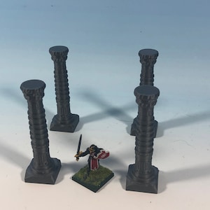 Set of 4 Pillars- Egyptian Theme - Hybornian - Desert -  Empire of Scorching Sands