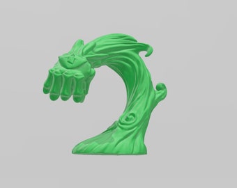 Bigbies Hand - Punching Pose - 3d printable STL file by Arsenal Tabletop