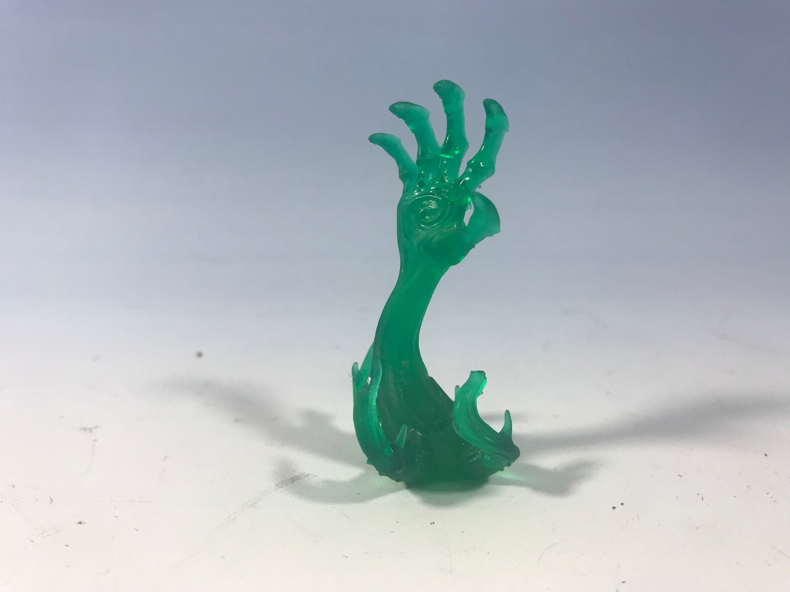 BIGBY's Hand In Green Resin Etsy