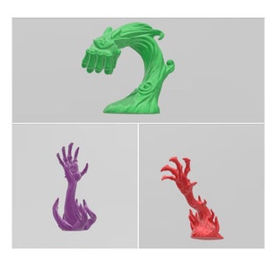 Bigbies Hand all 3 poses 3d printable STL file by Arsenal Tabletop image 1