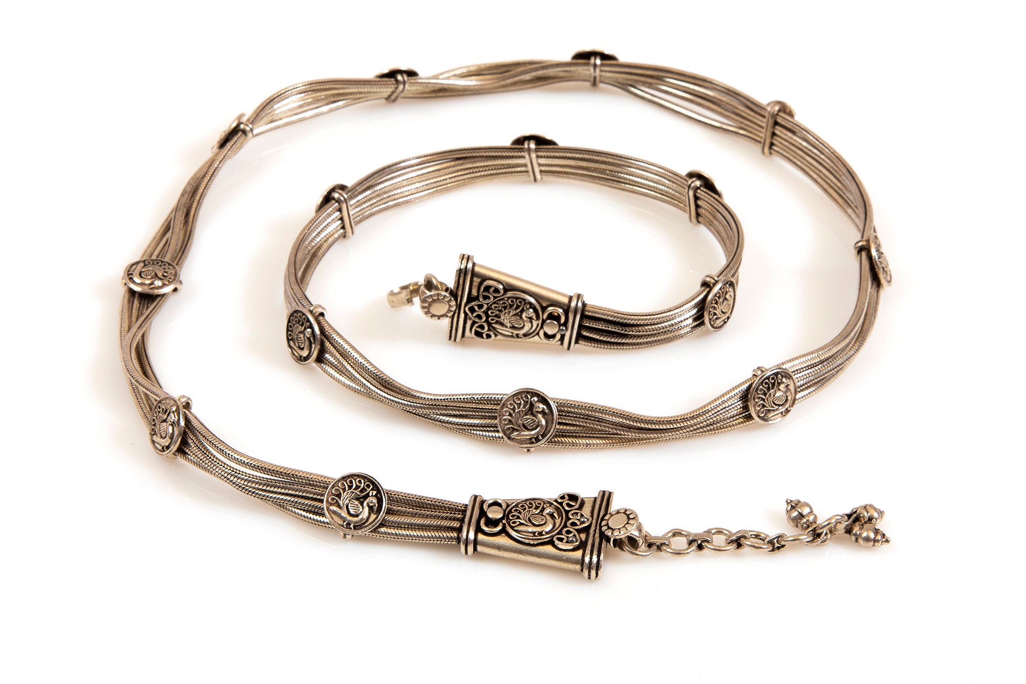 Silver Belly Chain - adjustable!