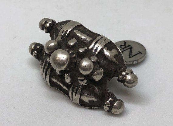 Vintage Rajasthani Silver Bead - image 1