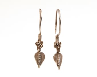 Vintage Silver Tribal Earring Nomad Jewelry