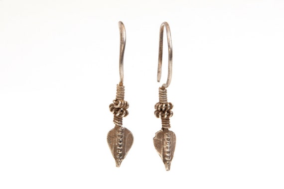 Vintage Silver Tribal Earring Nomad Jewelry - image 1