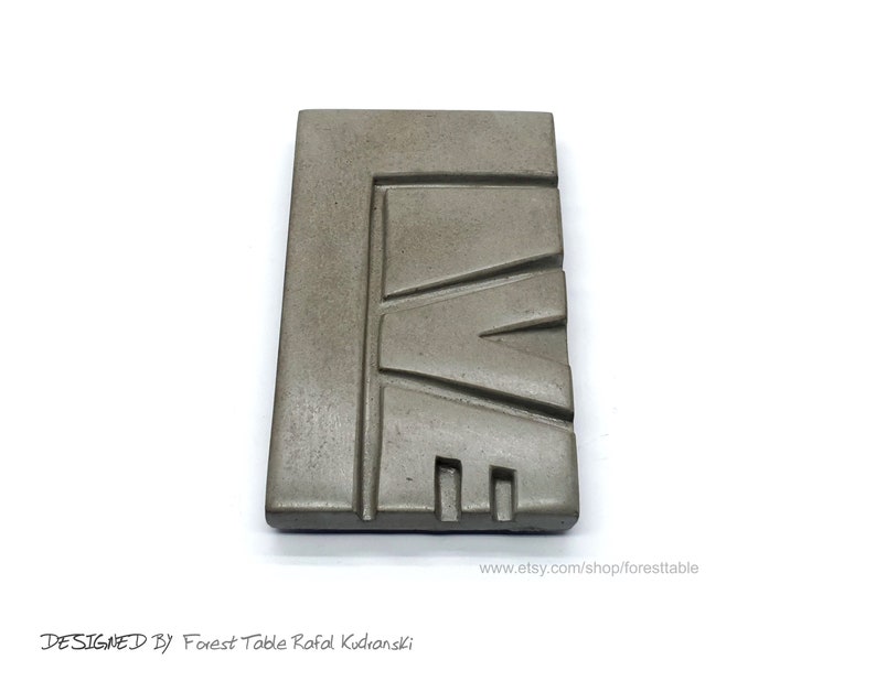 Original draining soap holder Beautiful GREY concrete soap dish Modern Soap Dish My own LOVE design Bathroom Accessories Soap Tray