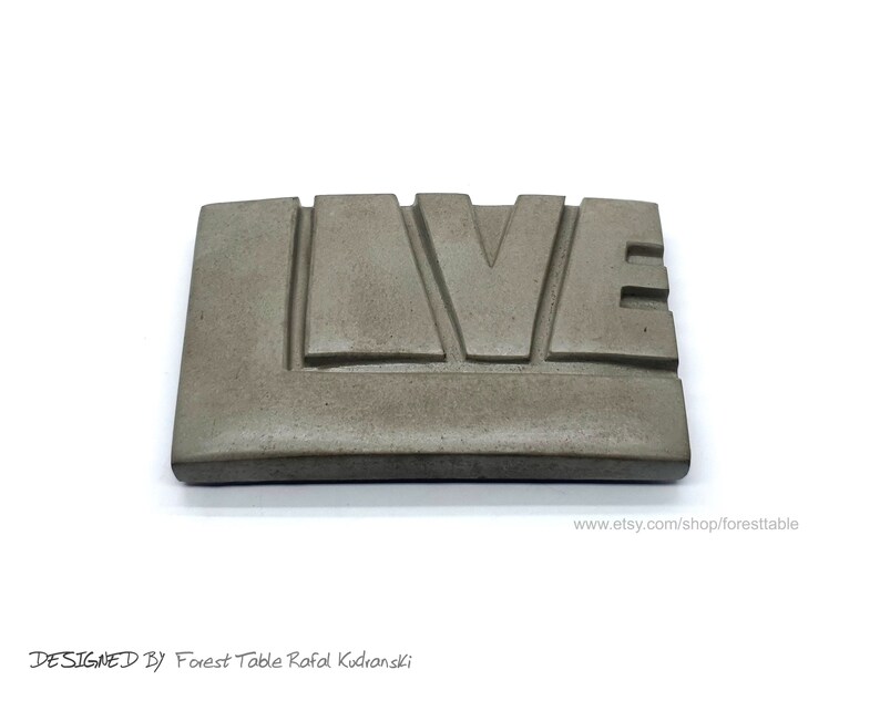 Original draining soap holder Beautiful GREY concrete soap dish Modern Soap Dish My own LOVE design Bathroom Accessories Soap Tray