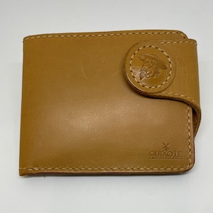 Cartera plegable Snap - Piel de becerro de búfalo