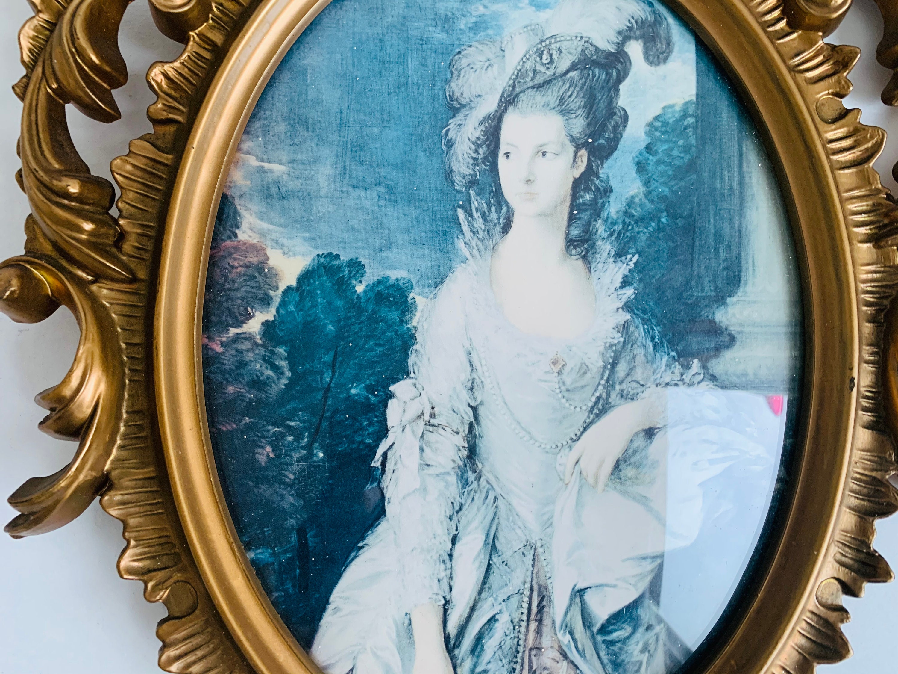 Large Antique Italian Framed Victorian Wall Art Made in Italy Etsy UK