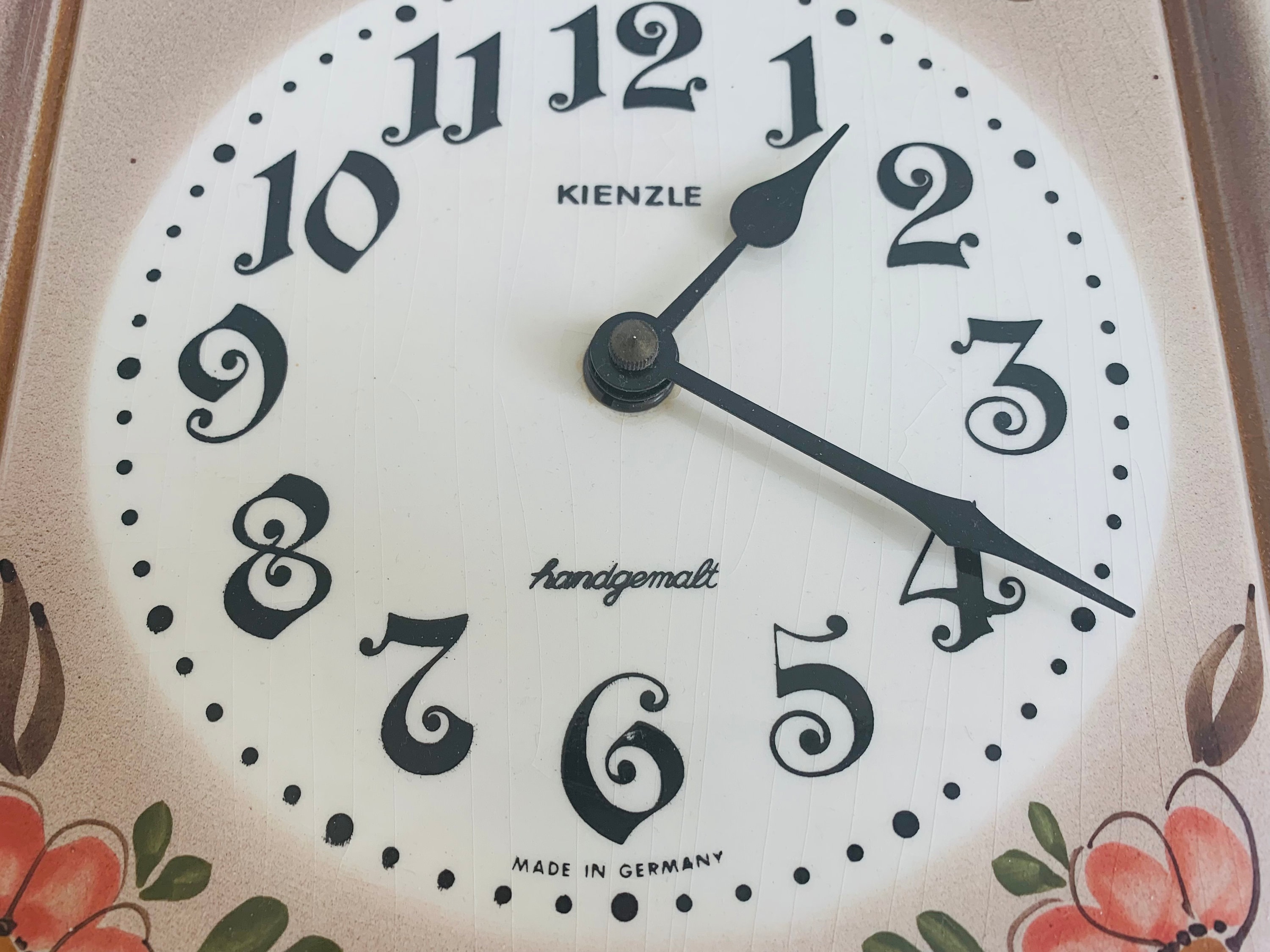 Vintage Kienzle Wall Clock Kitchen Cottage Clock Germany 1970 Etsy