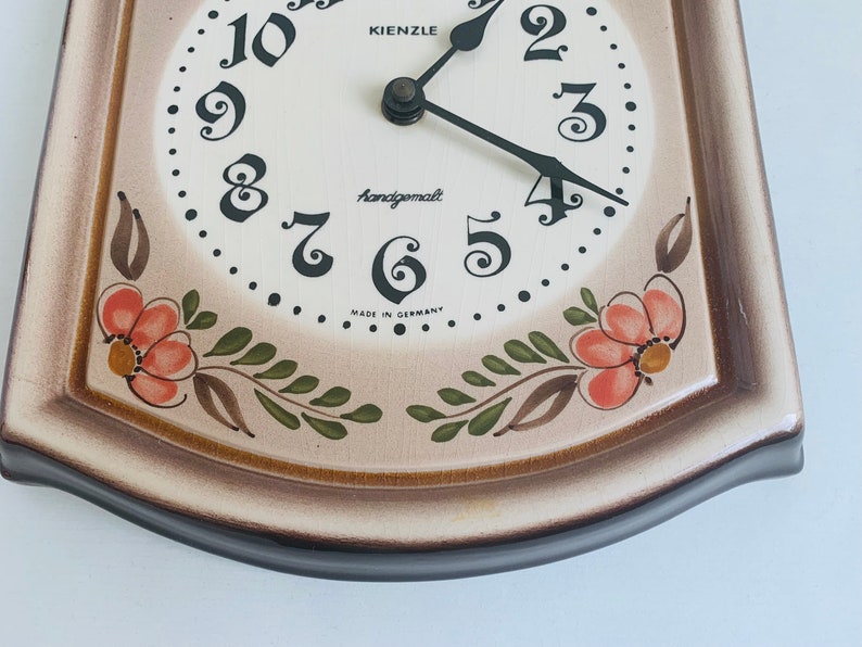 Vintage Kienzle Wall Clock Kitchen Cottage Clock Germany 1970 Etsy