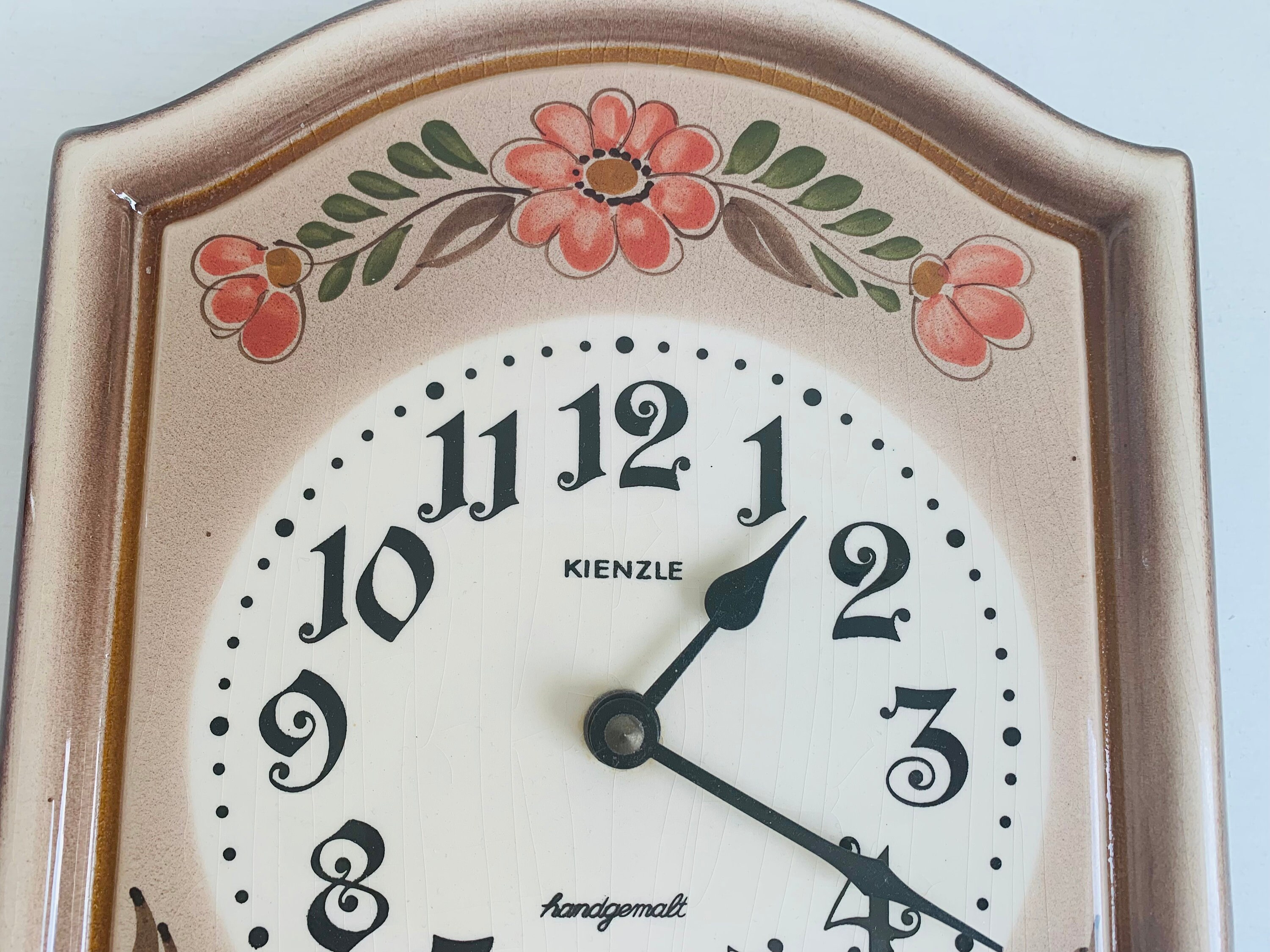 Vintage Kienzle Wall Clock Kitchen Cottage Clock Germany 1970 Etsy