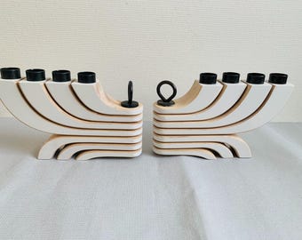 Set of 2 Scandinavian Candleholders, Nordic Light, Design House Stockholm by Jonas Grundell