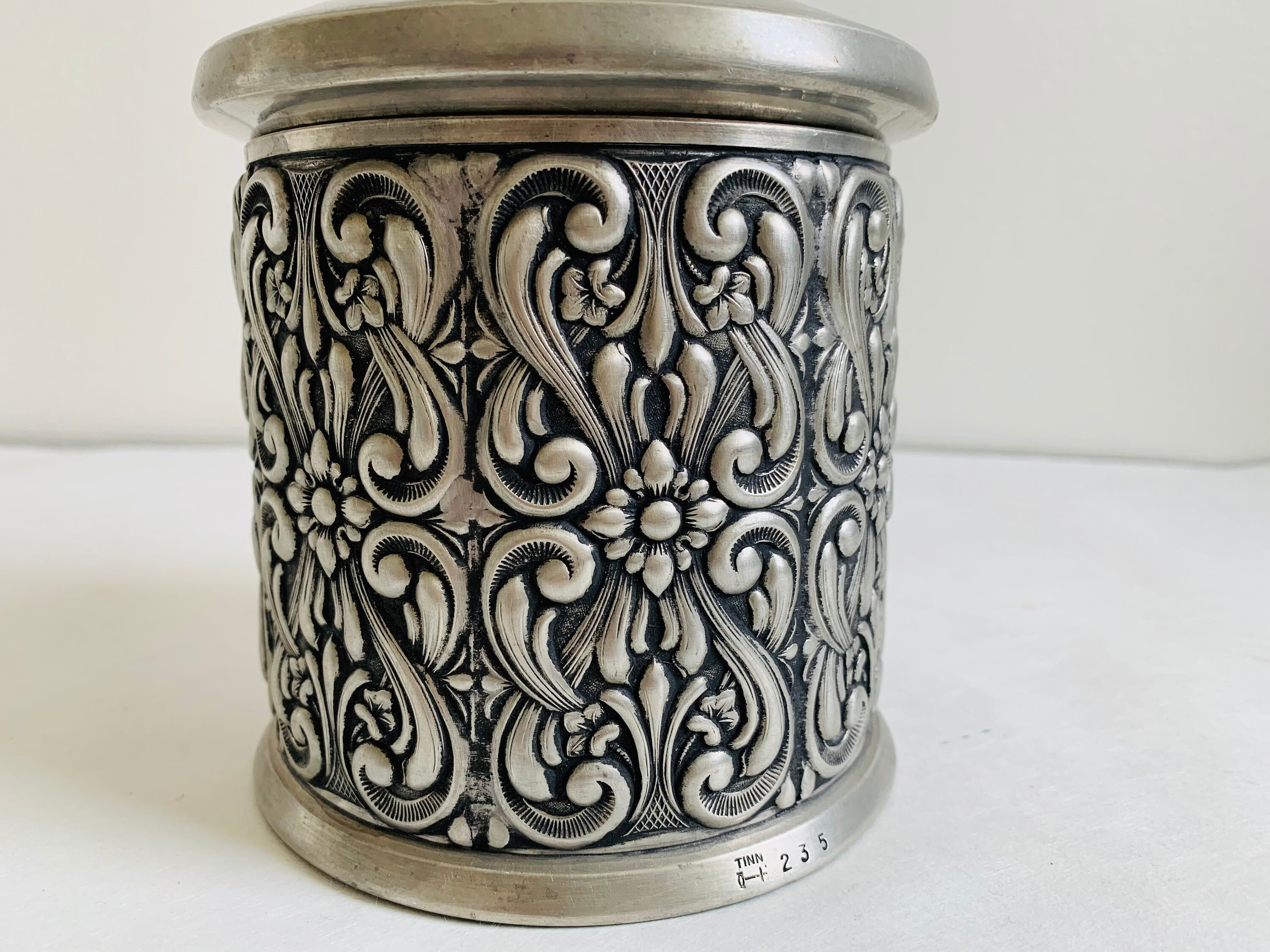 Vintage Pewter Box Norwegian Pewter Hagness Pewter Etsy