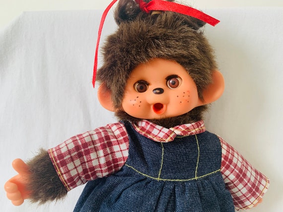Vintage Monchhichi Sekiguchi 7 Tall Toy 70-80s Monkey Doll Girl  Collectables -  Norway