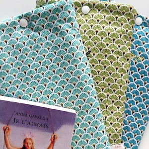 Pochette Protège Livre & Liseuse Kindle/Kobo en Tissu Japonais 12 Coloris