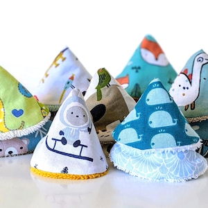 Baby Pee-Prevention Teepee Tent in Oeko-Tex Cotton - 50 Small Animal Designs